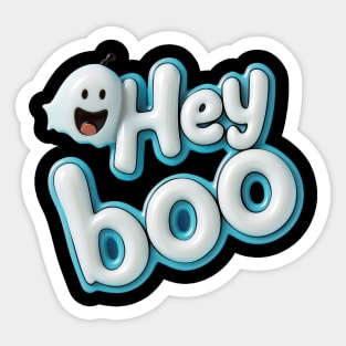 Hey Boo Sticker